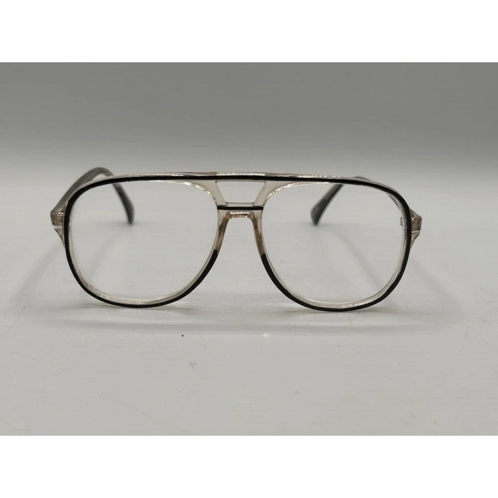 Vintage Redyspex G-46 Large Aviator Style Translucent‎ Eyeglasses W/ +2 Lenses